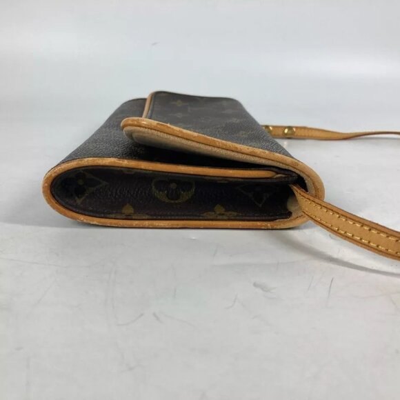 LOUIS VUITTON M51852 Monogram Pochette Twin GM 2WAY Bag Clutch Shoulder Bag - Picture 4 of 16